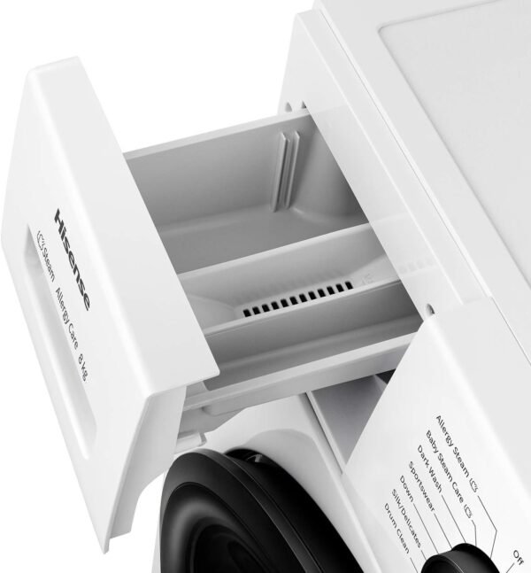 Hisense 8 Kg Front Load Washing Machine White Color Model WFPV8012EM - Image 2