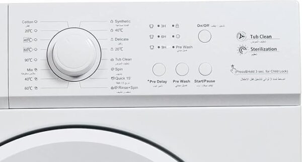 Akai 6 kg Front Load Washing Machine Model WMMA-6000SWF1 - Image 3
