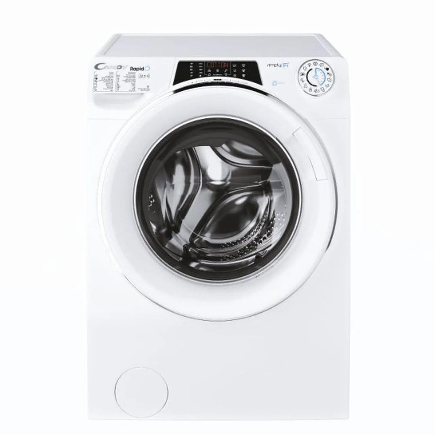 Candy 12.5Kg Rapido Front Load Washing Machine White Model  RO141256DWMC8-19 | 1 Year Warranty