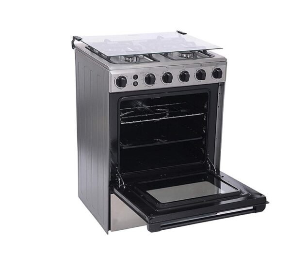 Midea 60cm Gas Cooker With Full Safety Auto Ignition and Stainless Steel Finish Model BME62058FFD-D | 1 Year Warranty. - Image 3