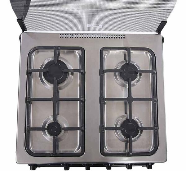 Midea 60cm Gas Cooker With Full Safety Auto Ignition and Stainless Steel Finish Model BME62058FFD-D | 1 Year Warranty. - Image 5