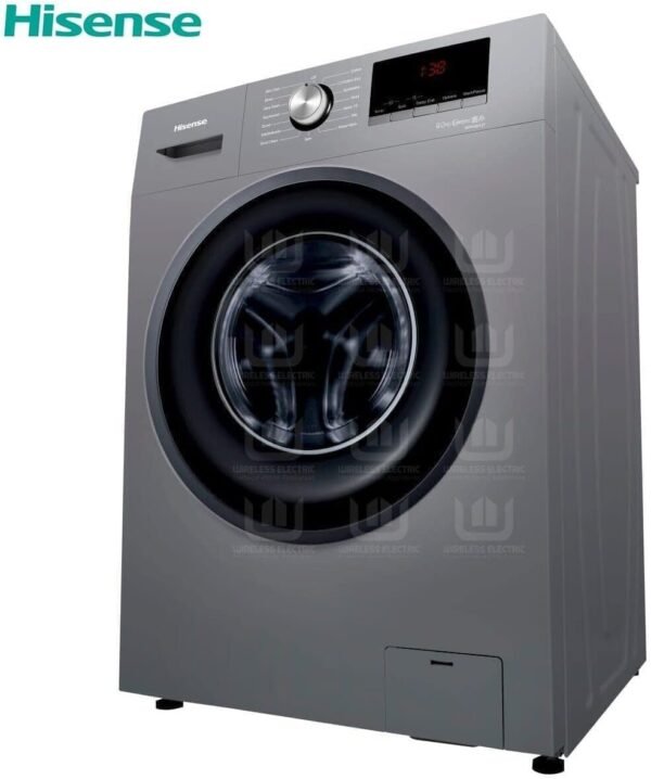 Hisense 9KG Front Load Washer And Dryer Titanium Model WDQA9014EVJMWT - Image 2