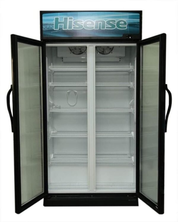 Hisense 990 Liters Showcase Chiller Double Door Black Model FL99WCD1 - Image 3