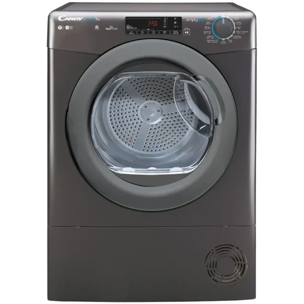 Candy 10Kg Front Load Tumble Dryer Silver Model CSOC10TRER-19 | 1 Years Full Warranty.