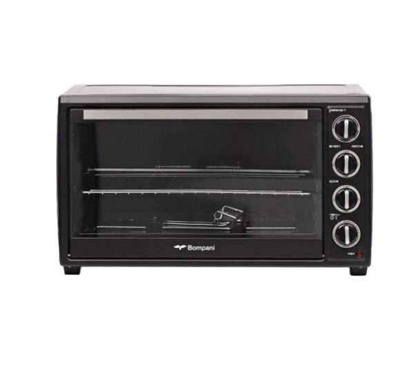 Bompani 65 Liters Electric Oven With Rotisserie And Convection Fan, Black Model - BEO65 - 1 Year Warranty