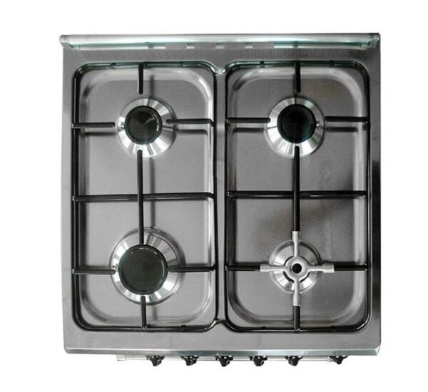 Uni Gas 55x55 Cm 4 Burner Gas Cooker, Stainless Steel Finish, With 46 Liters Gas Oven-C5555s3v-dp-394 - Image 2