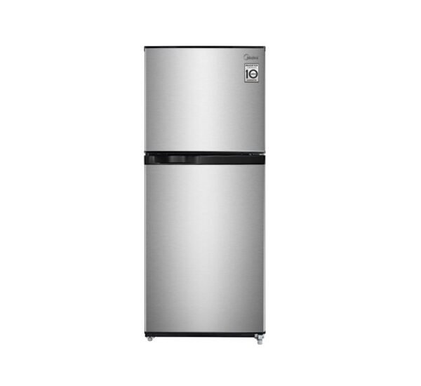 Midea 608 Liters Top Mount Double Door Refrigerator Silver Model HD790FWEN | 1 Year Full 5 Years Compressor Warranty