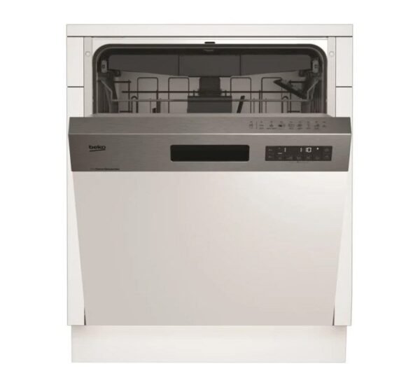 Beko 8 Programs Dishwasher 14 Place settings Fingerprint Proof Inox Model DFN28420S - Image 2