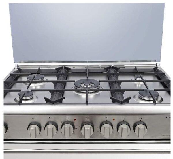 Bompani 5 Burners Gas Cooker With Oven And Grill, Silver Model - DIVA90GG5TCIXFAN - Image 5