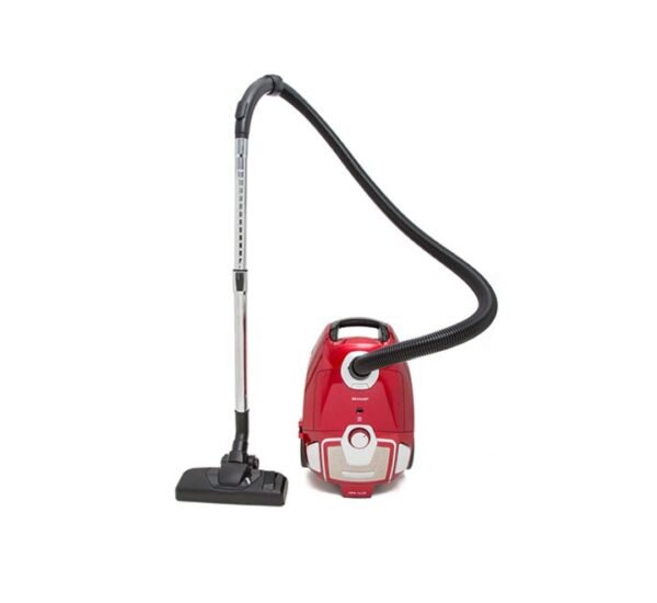 Sharp 3.5 Litres Canister Vacuum Cleaner 1800W Color Red Model-EC-BG1805A-RZ | 1 Year Warranty.