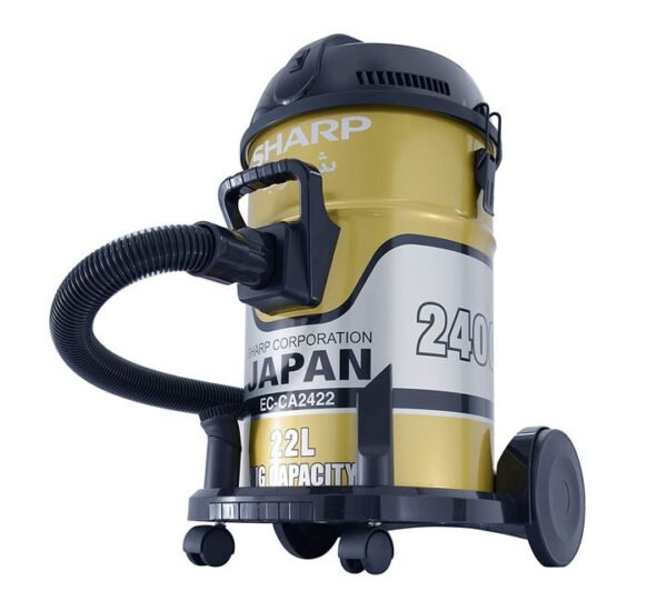 Sharp 22 Litres Drum Vacuum Cleaner 2400 W Color Gold Model-EC-CA2422-Z  | 1 Year Warranty. - Image 2