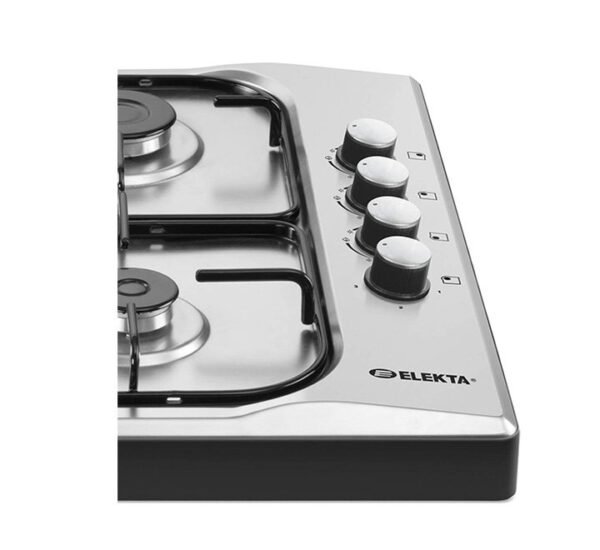 Elekta Built-In Gas hob 4 Gas Burners Stainless Steel with Full safety (FFD) Removable type cooker-EGC-B506SS - Image 2