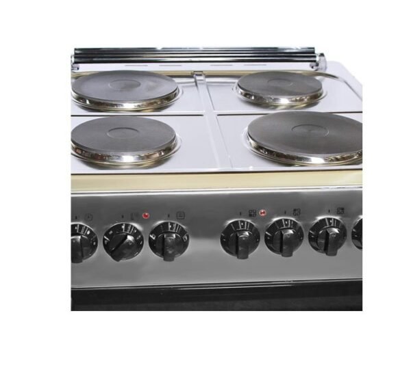 Elekta Electric Oven With 4 Hot Plate And Grill, Semi Inox Eeo-605 - Image 3