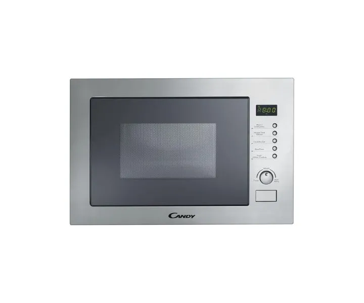 Candy 25 Liters Built-In Microwave Oven With Grill Stainless Steel Model MIC25GDFX-80 | 1 Year Full Warranty