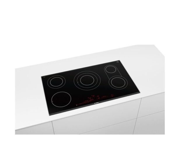 Bosch 5 Zones Electric Hob Color Black Model-PKV975DV1M | 1 Year Brand Warranty. - Image 3