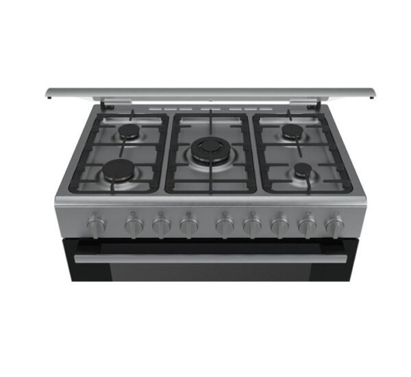 Bosch 90X60 cm Gas Cooking Range 5 Gas Burners Silver Model-HGI12TQ50M | 1 Year Brand Warranty. - Image 2