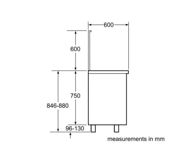 Bosch Serie 2 | Free Standing Gas Cooker 5-Burner Silver 90x60 cm Model-HSG736357M | 1 Year Brand Warranty. - Image 7