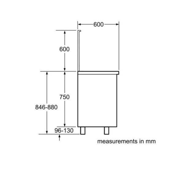 Bosch Series 2 | Gas Cooker With Oven 5 Gas Burners Silver Model-HSG738357M | 1 Year Brand Warranty. - Image 5