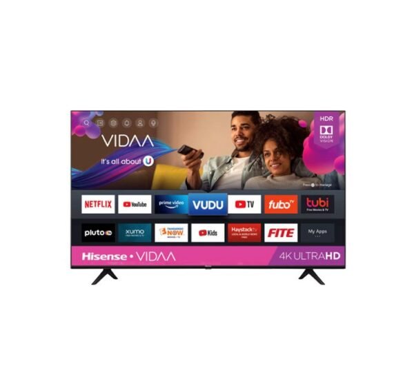 Hisense 50 Inch 4K UHD Smart Frameless TV Black Model 50A61G