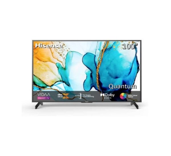 Hisense 100 Inch 4K UHD Smart TV Premium Quantum Dot QLED Series With Dolby Vision Black Model 100U8GQ