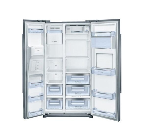 Bosch Serie 6 | 522 Litres Side By Side Refrigerator and Water Dispenser Silver Model-KAG90AI20N | 1 Year Full 5 Years Compressor Warranty. - Image 2