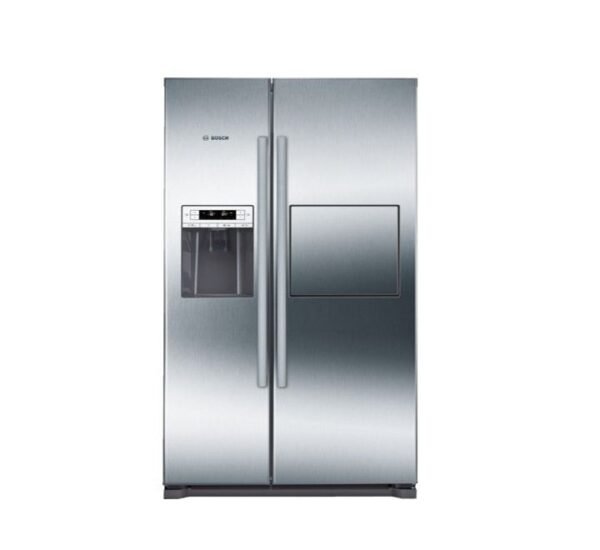 Bosch Serie 6 | 522 Litres Side By Side Refrigerator and Water Dispenser Silver Model-KAG90AI20N | 1 Year Full 5 Years Compressor Warranty.