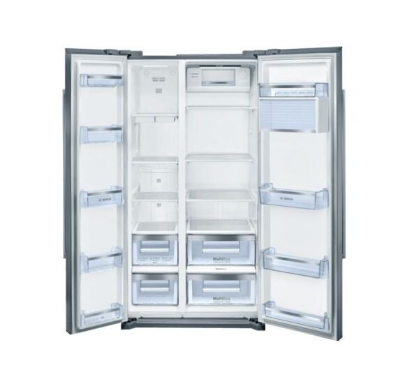 Bosch Serie 2 | 622 Litres Side By Side Refrigerator Silver Model-KAN90VI20N | 1 Year Full 5 Years Compressor Warranty. - Image 2