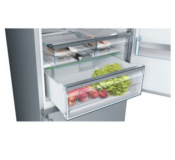 Bosch 559 Litres Bottom Freezer Double Door Color Silver Model-KGN56HI30M | 1 Year Full 5 Years Compressor Warranty. - Image 2