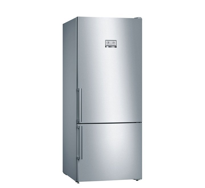 Bosch 559 Litres Bottom Freezer Double Door Color Silver Model-KGN56HI30M | 1 Year Full 5 Years Compressor Warranty.