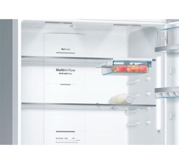 Bosch Serie 6 | 682 Liters Bottom Freezer With Refrigerator On Top Silver Inox Model-KGN86AI30M | 1 Year Full 5 Years Compressor Warranty. - Image 3