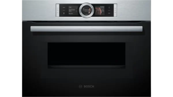 Bosch Series 8 | Built-In Compact Oven with Microwave Model-CMG656BSIM | 1 Year Brand Warranty.