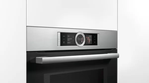 Bosch Series 8 | Built-in Oven with Microwave Function 60 x 60 cm Black Model-HMG636BS1 | 1 Year Brand Warranty. - Image 2