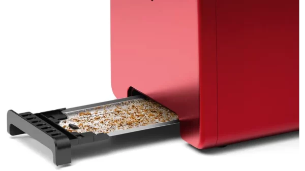 Bosch Compact Toaster DesignLine Color Red Model-TAT3P424DE | 1 Year Brand Warranty. - Image 2