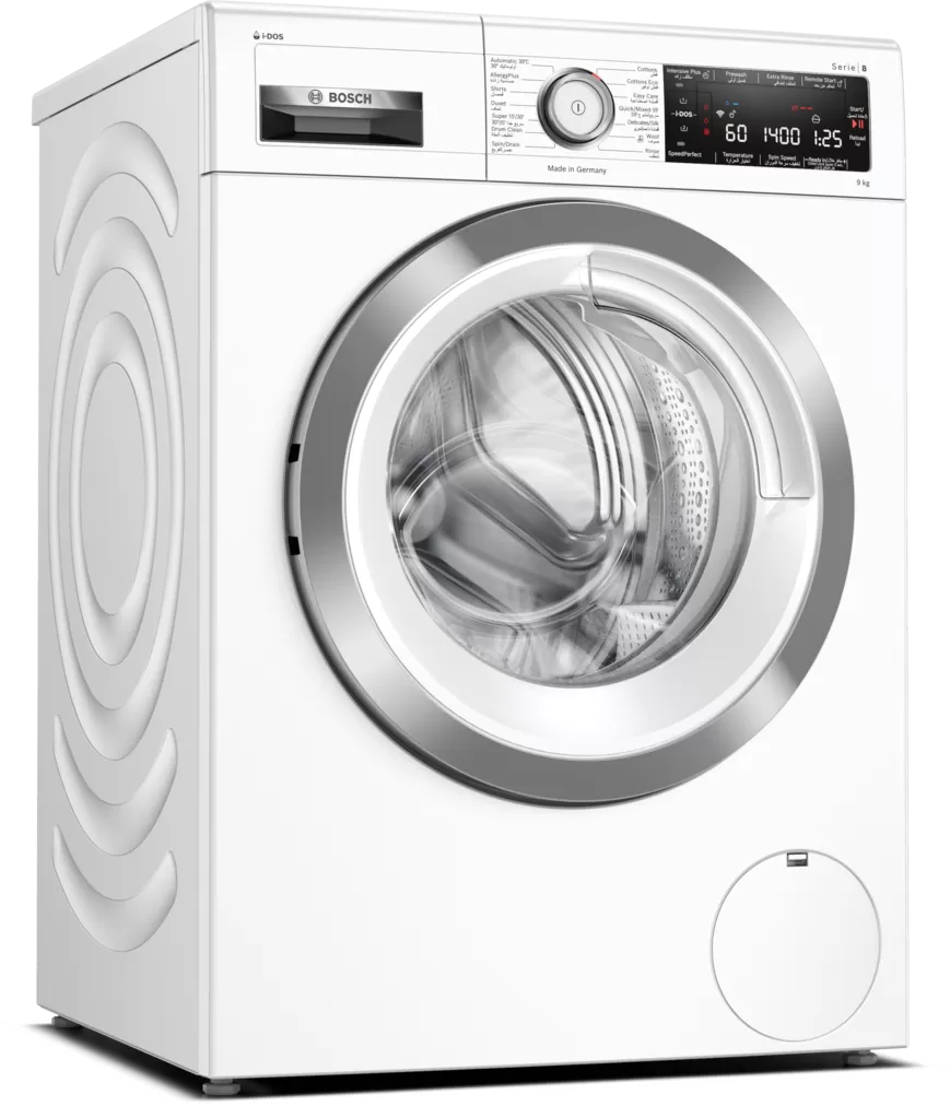 Bosch Series 8 | 9 kg Washing Machine White Model-WAV28KH0GC  | 1 Year Brand Warranty.