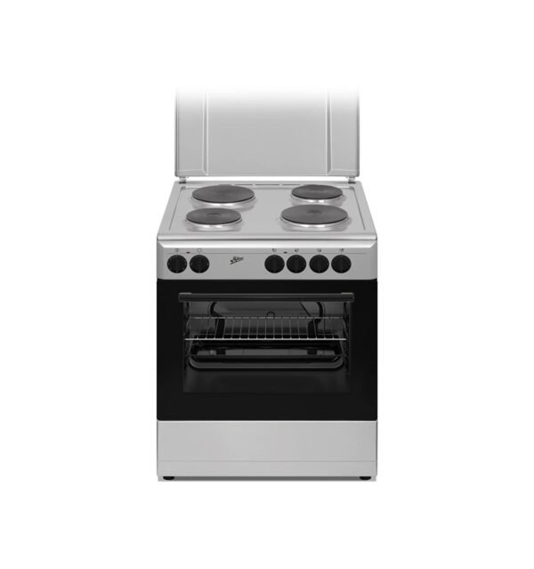 Milton Electric Cooking Range 4 Burner Hot Plates With Oven Silver (50 x 50) cm Model-FS5055HPS | 1 Year Warranty