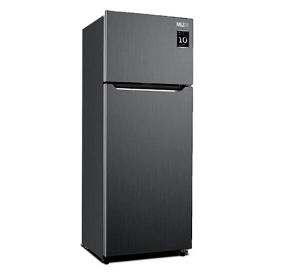 Milton 250 Liter Top Mount Refrigerator 2 Door Inverter Compressor Silver Color Model - MRF250-1 Year Full & 10 Year Compressor Warranty.