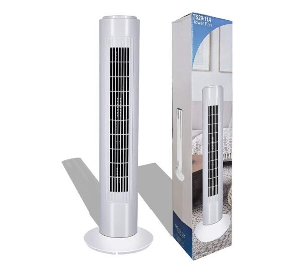 Milton Tower Fan 29 Inch 45 Watts White Color Model TS2911A | 1 Year Full Warranty. - Image 3