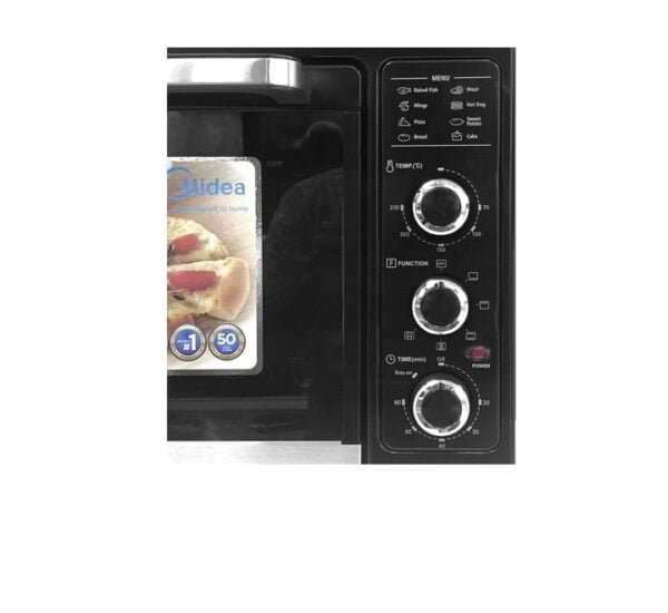 Midea 38Liters Oven Toaster Grill with Convection  Color Black Model MC38EHB | 1 year warranty - Image 2