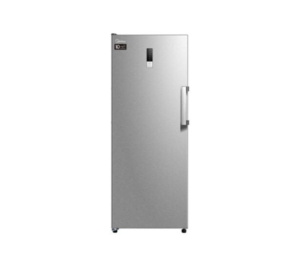 Midea 260 Liter Upright Freezer Color Silver Model HS-338FWEN  | 1 Year full 5 years compressor Warranty