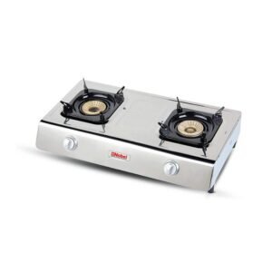NOBEL 2 Burner Gas Stove With Brass Auto Ignition