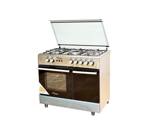 Super General 90x60 5 Burner Stainless Steel Gas Grill Oven With Full Safety Model SGC97LSX | 1 year warranty