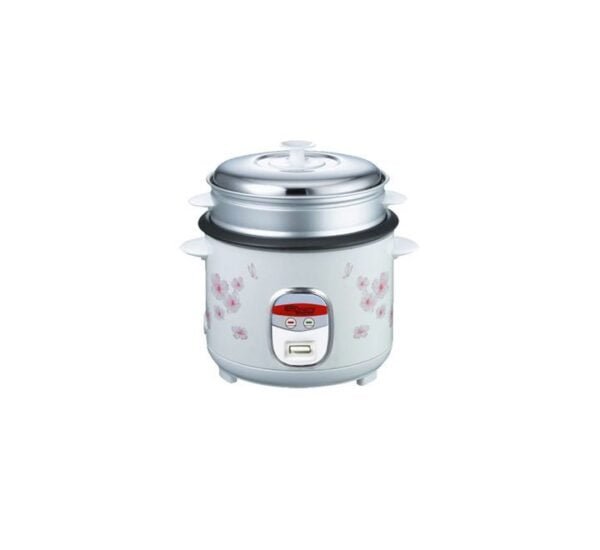 Super General 1.8L Electric Rice Cooker Color White Model SGRC18W | 1 year warranty