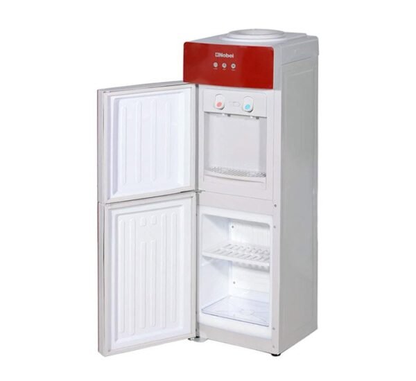 Nobel Free Standing Water Dispenser Glass Refrigerator Red Model-NWD2200G | 1 Year Full 5 Years For Compressor Warranty. - Image 2