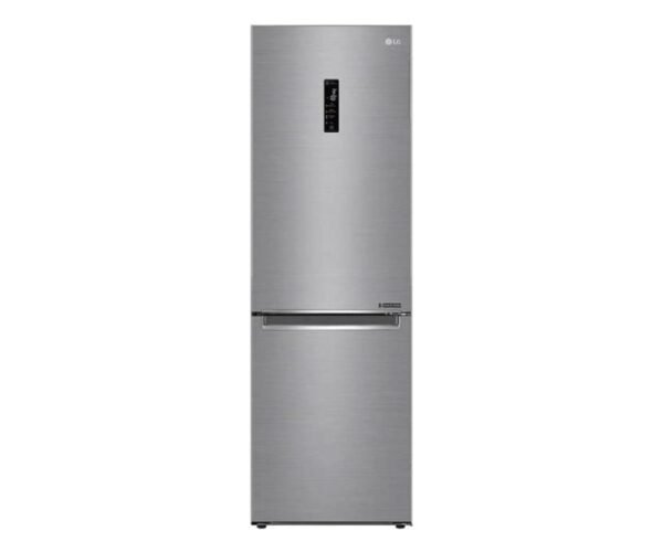 LG 459 Liter Refrigerator Bottom Freezer Inverter Linear Compressor Silver Model GCB459NLHM