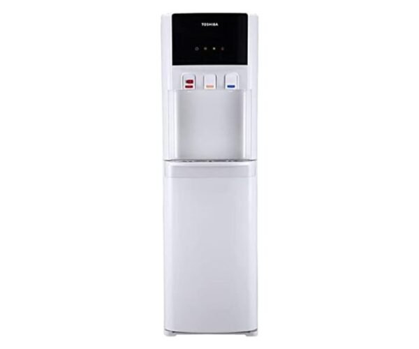 Toshiba 3 Tap Bottom Load Water Dispenser, Child Safety Lock White Color Model-RWF-W1615BU(W)