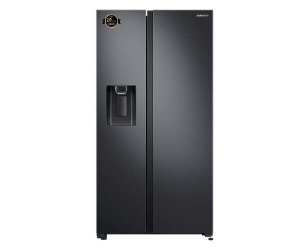 Samsung 640 Ltrs Side By Side Refrigerator Grey/Black Model-RS64R5331B4