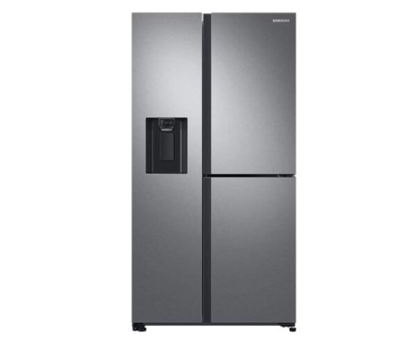 Samsung Side By Side Refrigerator 650 Litres Digital Inverter Compressor with Ice Maker Silver Model- RS65R5691SL/AE