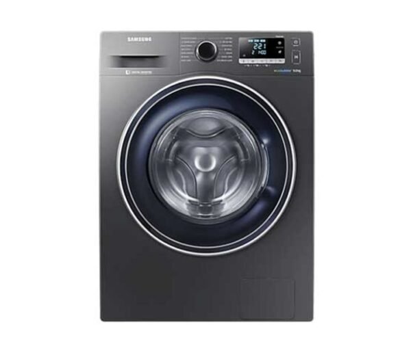 Samsung Washing Machine with ecobubble 9kg Front Load Silver Model- WW90J5456FX/EU