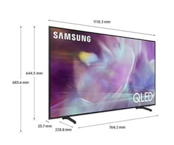 Samsung 50 Inch QLED 4K Smart TV Series Q60A, AirSlim Design Carbon Gray Model- QA50Q60ABUXZN - Image 4