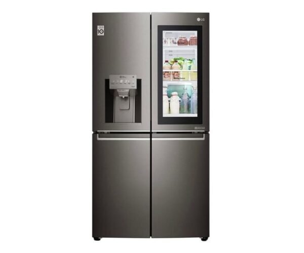 LG 716 Liters French Refrigerator InstaView Door-in-Door Black Stainless Steel Model-GRX39FMKBL